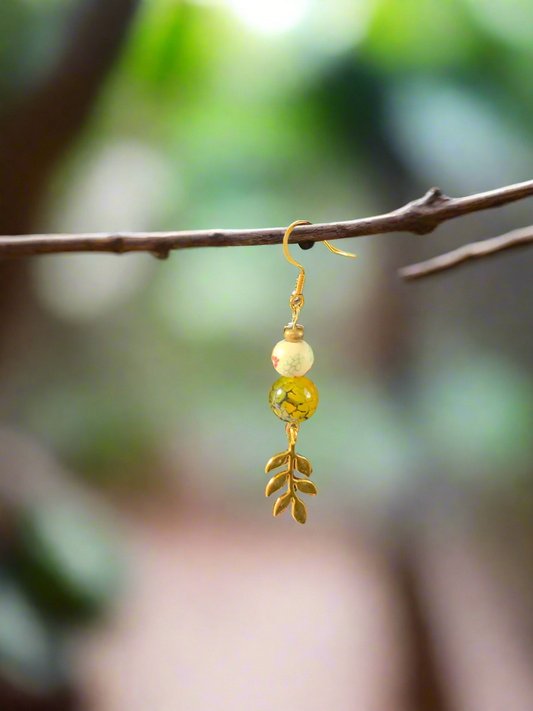 Dyed Dragon Agate earrings