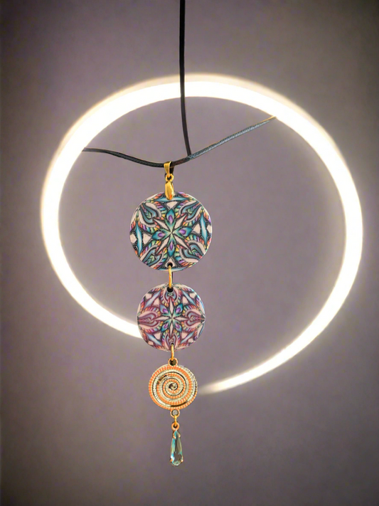 Aurora Flora spiral dreams Necklaces