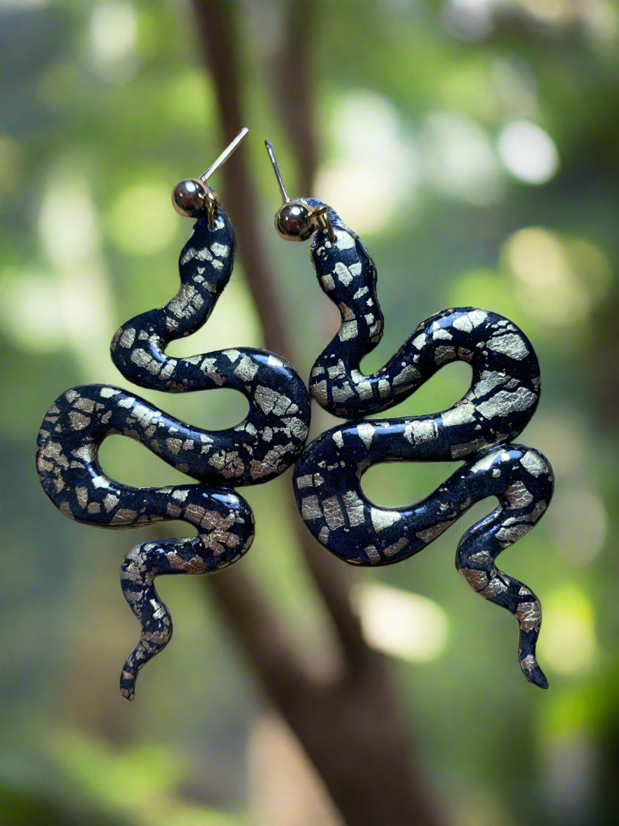 Snake earrings