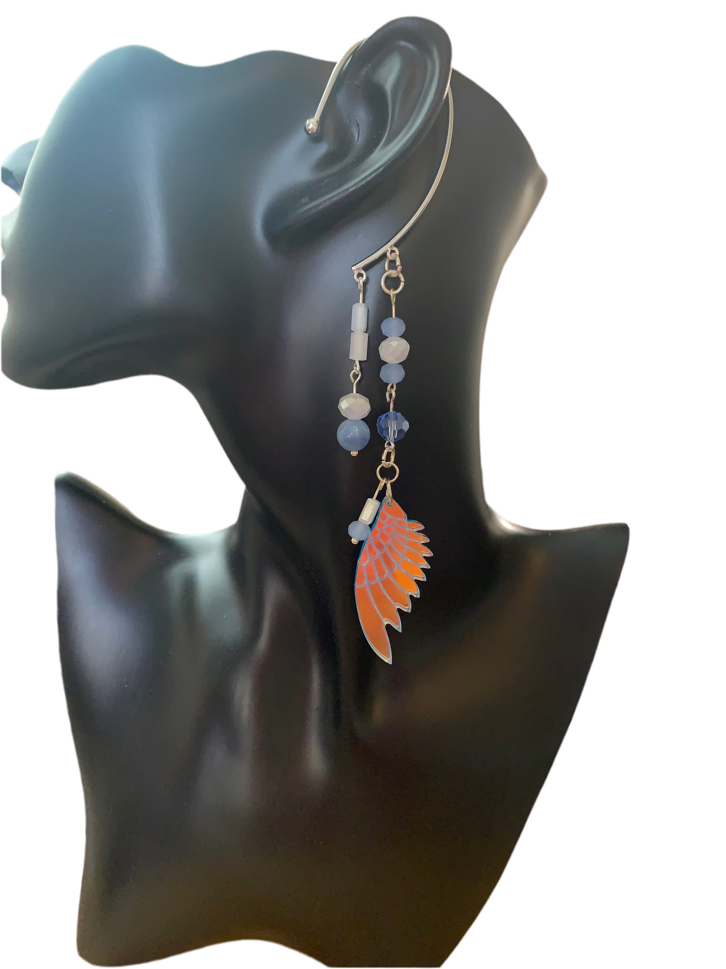 Ear Cuff wrap-Non-Piercing Earrings-Celestial wings