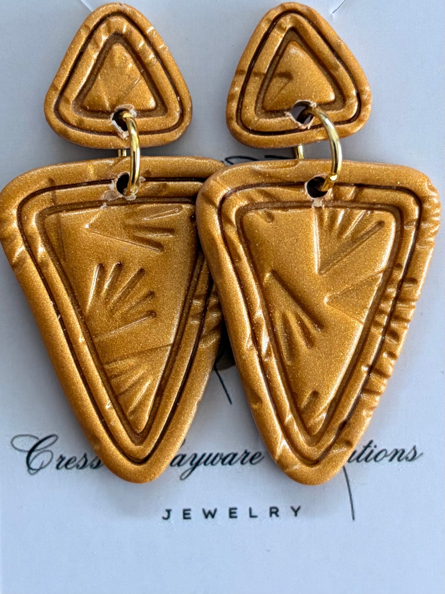 Golden Relic earrings