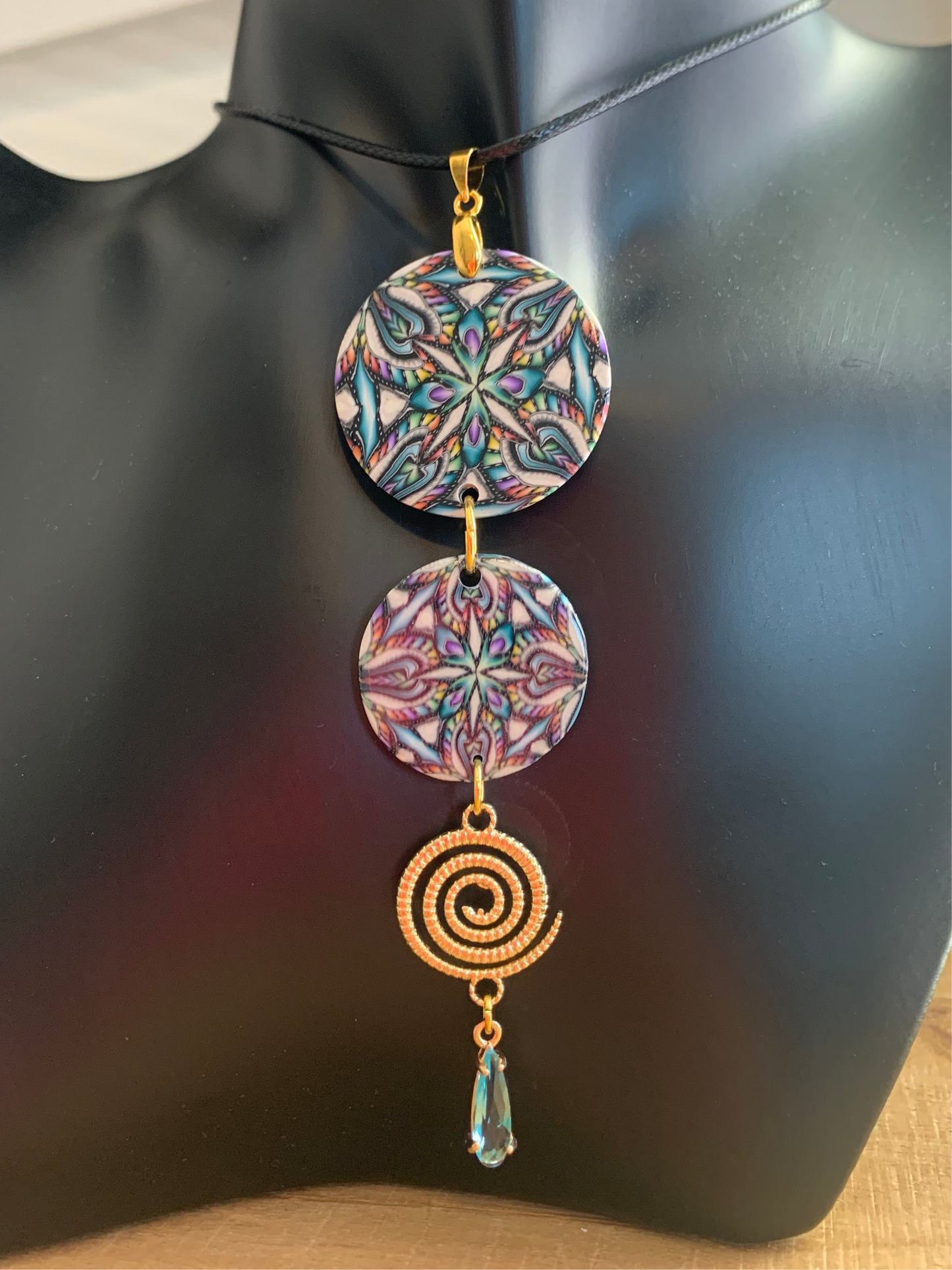 Aurora Flora spiral dreams Necklaces