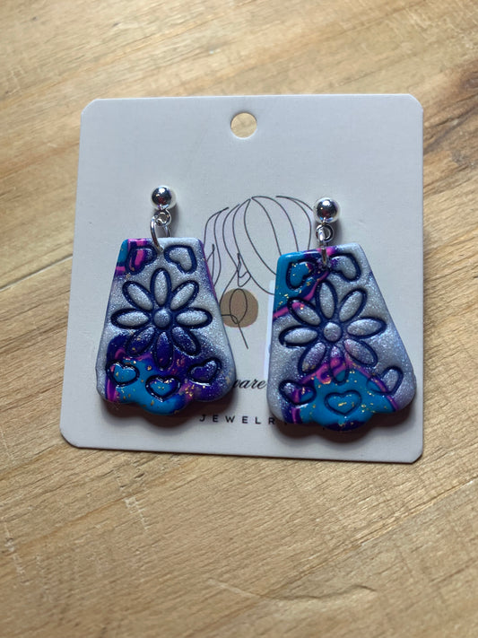 Hispanic Flair flower earrings