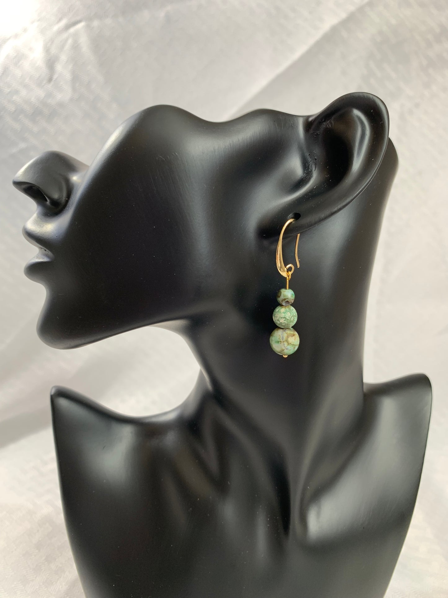 Agate stone earrings