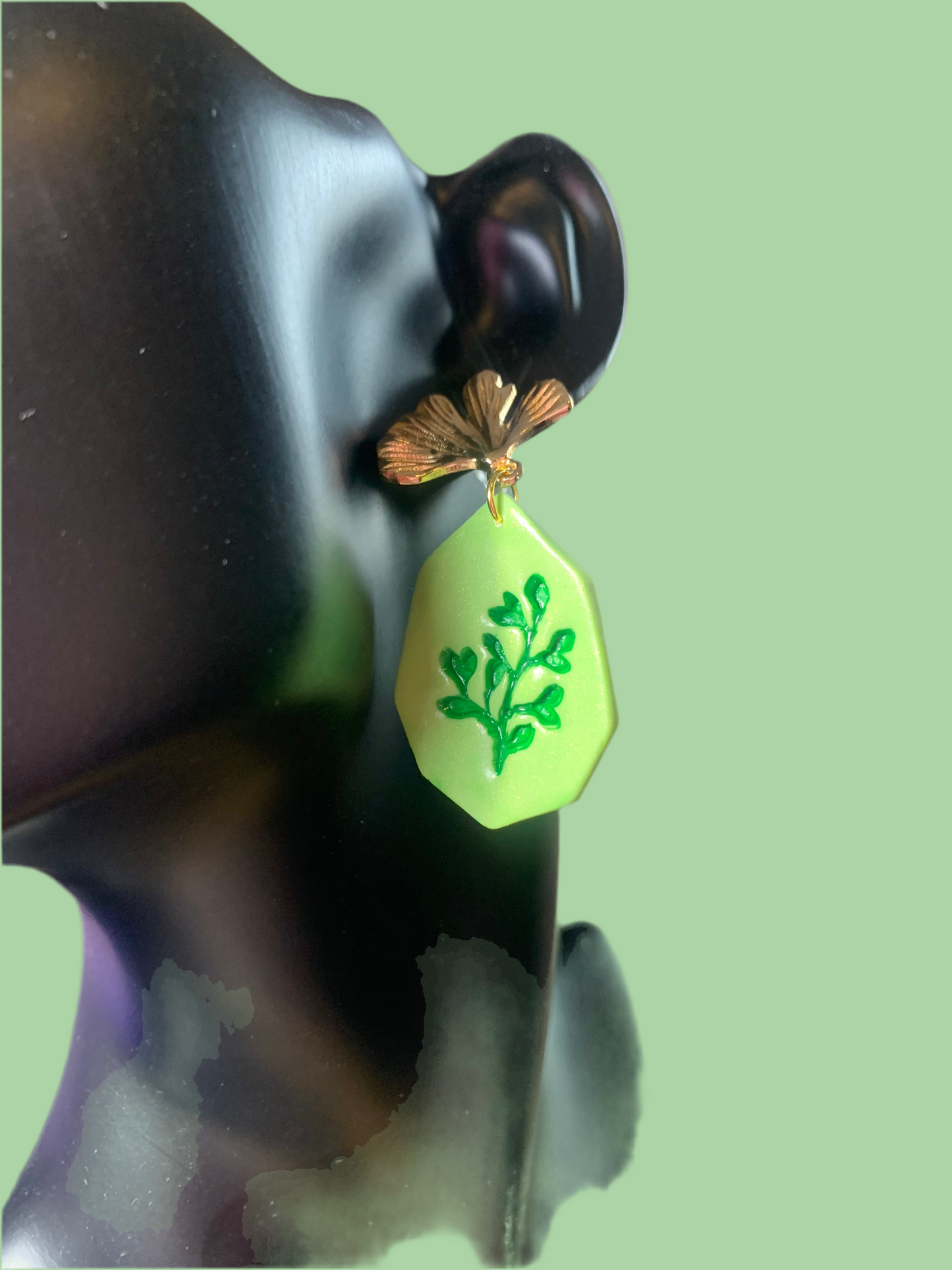 Ginkgo Biloba earrings