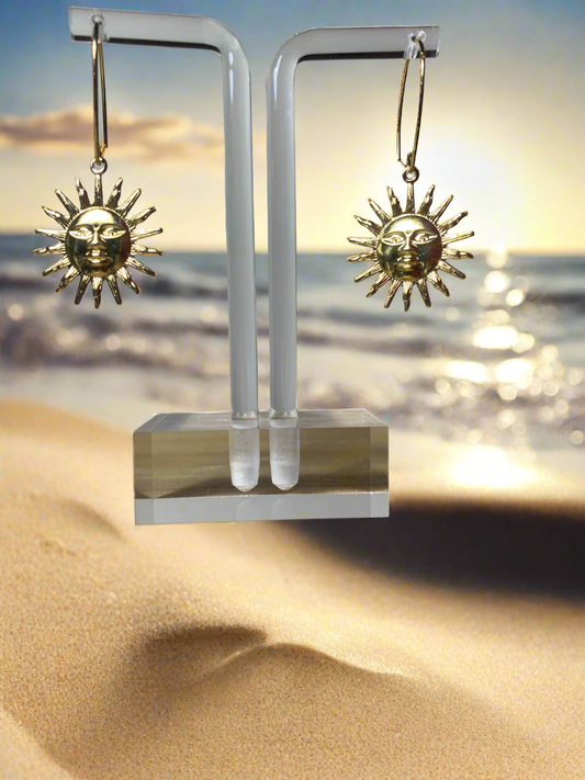 Sunburst earrings