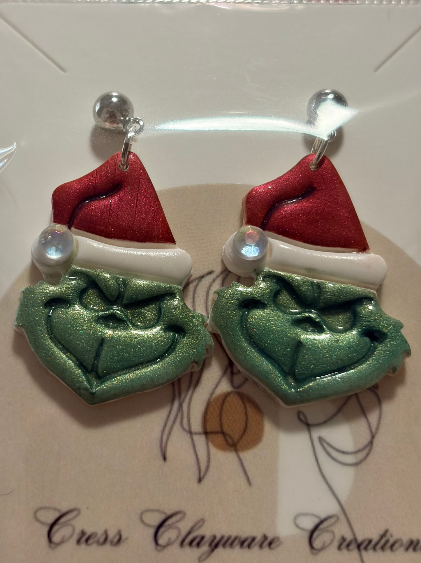Grinch clay