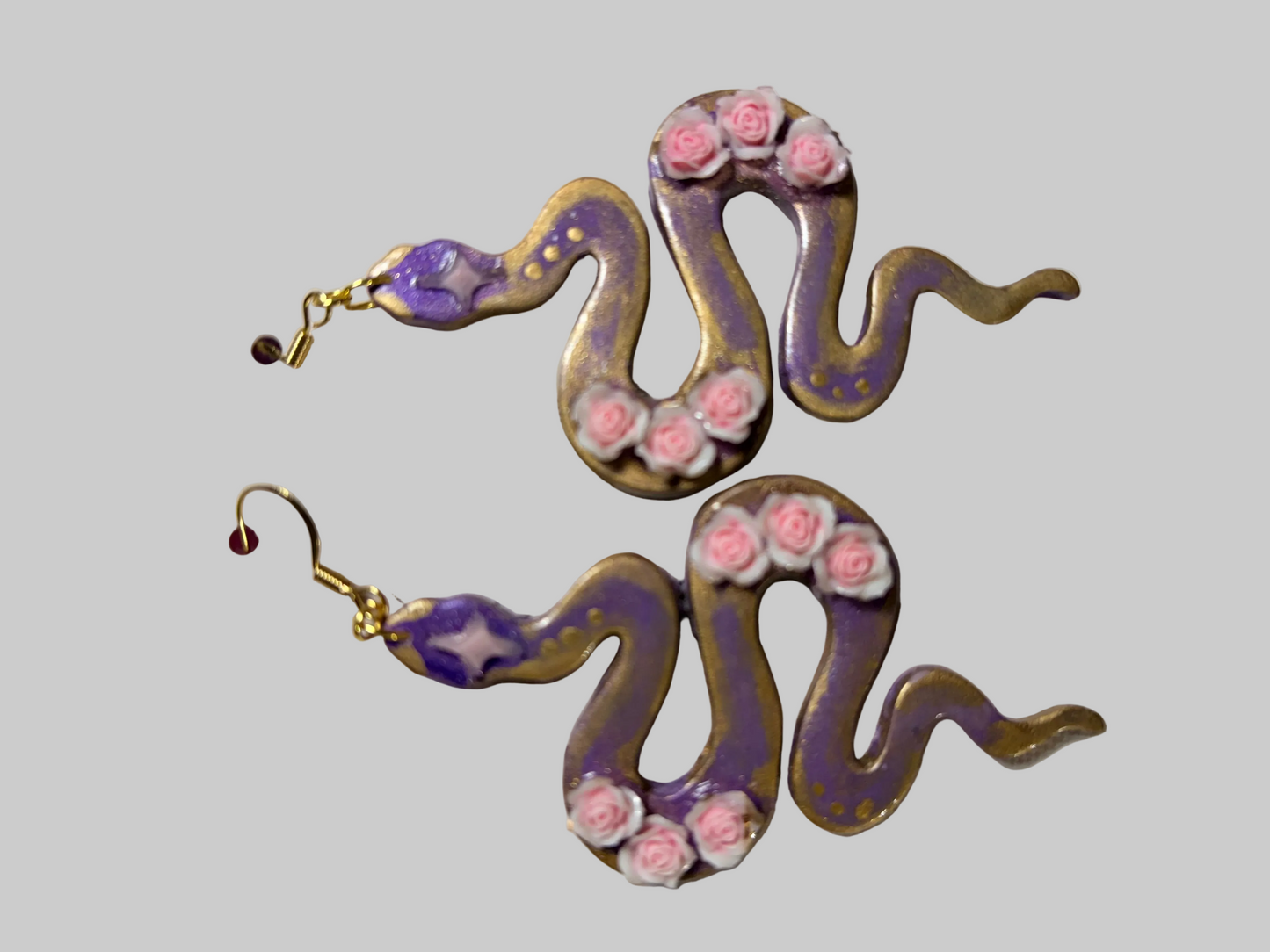Snake earrings