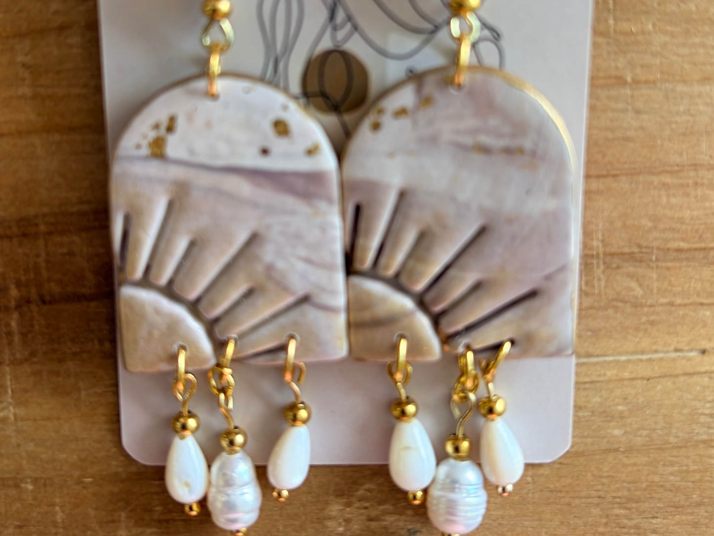 Sunset skies earrings