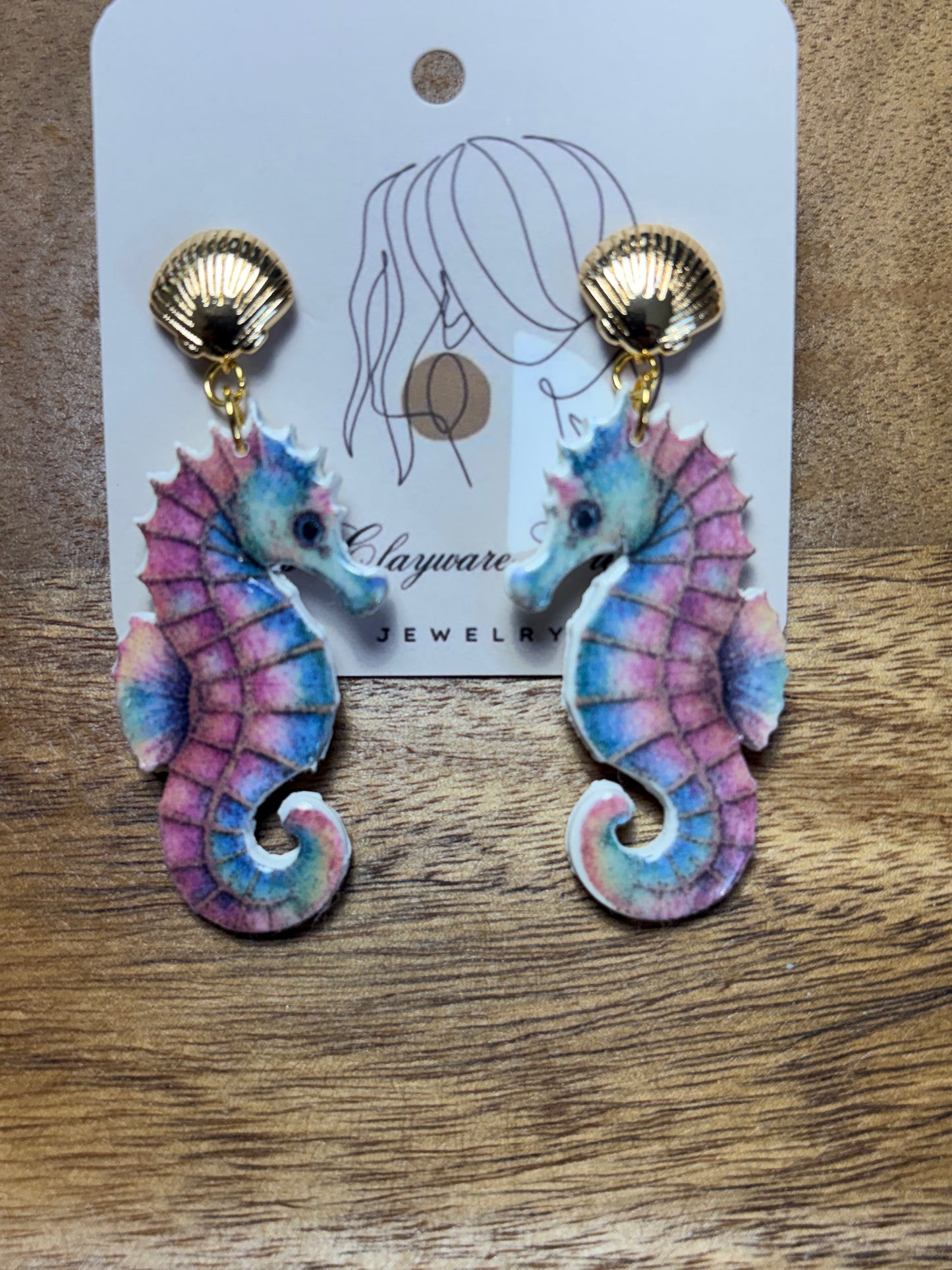 Seahorse earrings