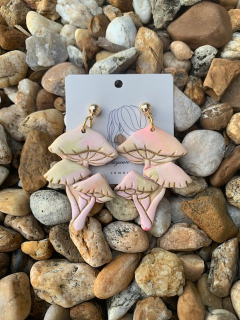 Magic Mushroom 3D earrings