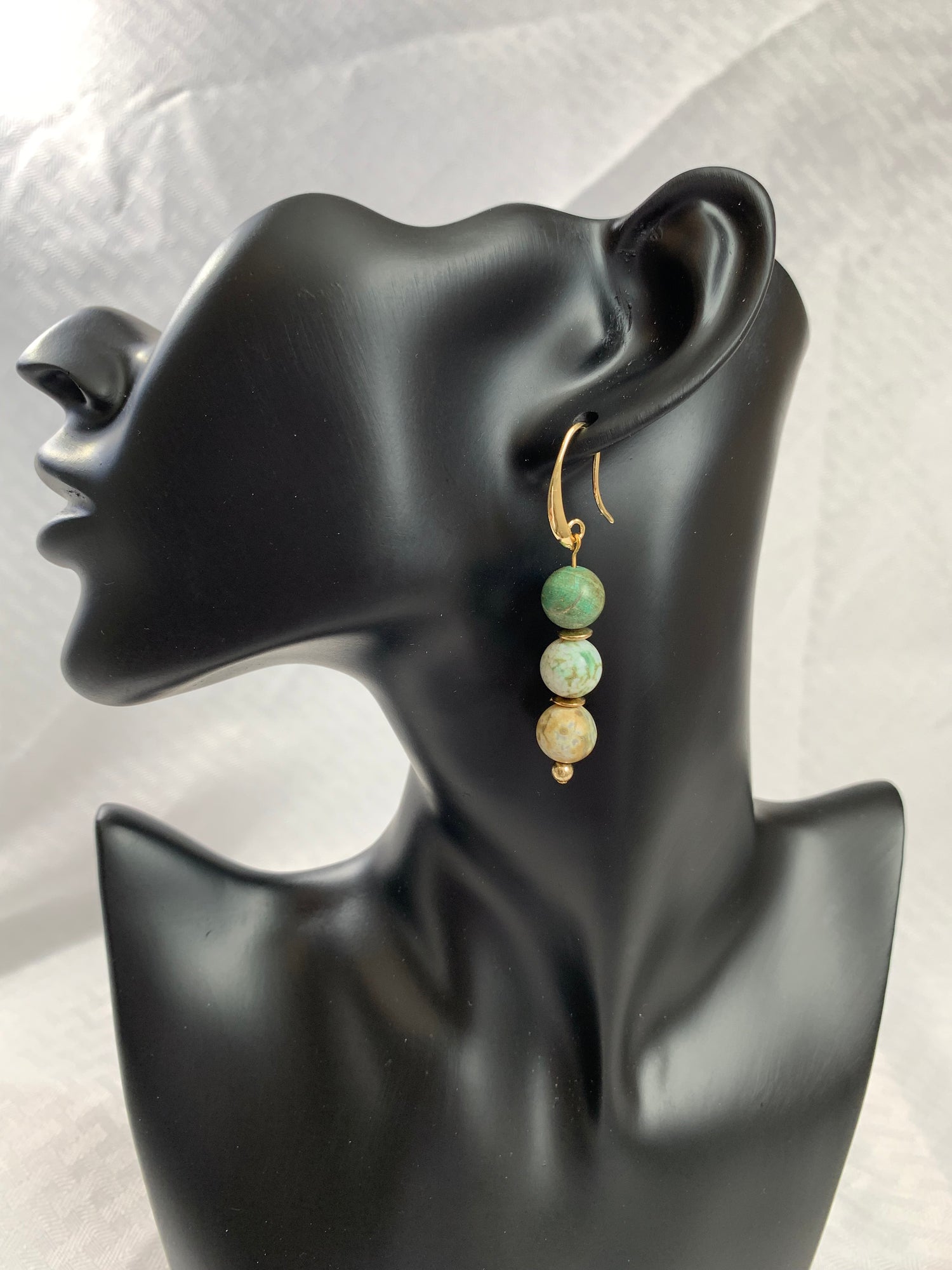 Natural stone earrings