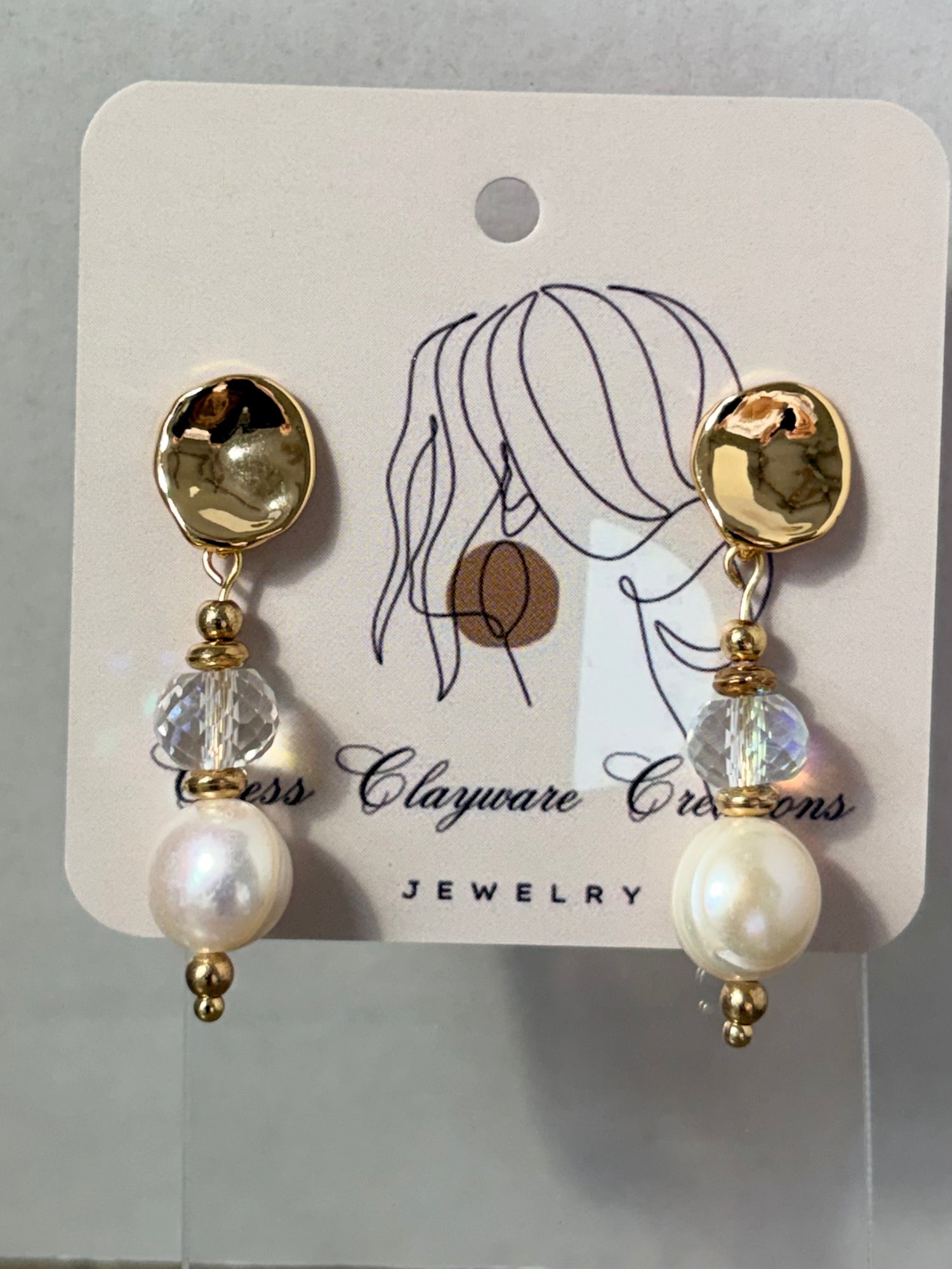 Natural gem stone earrings