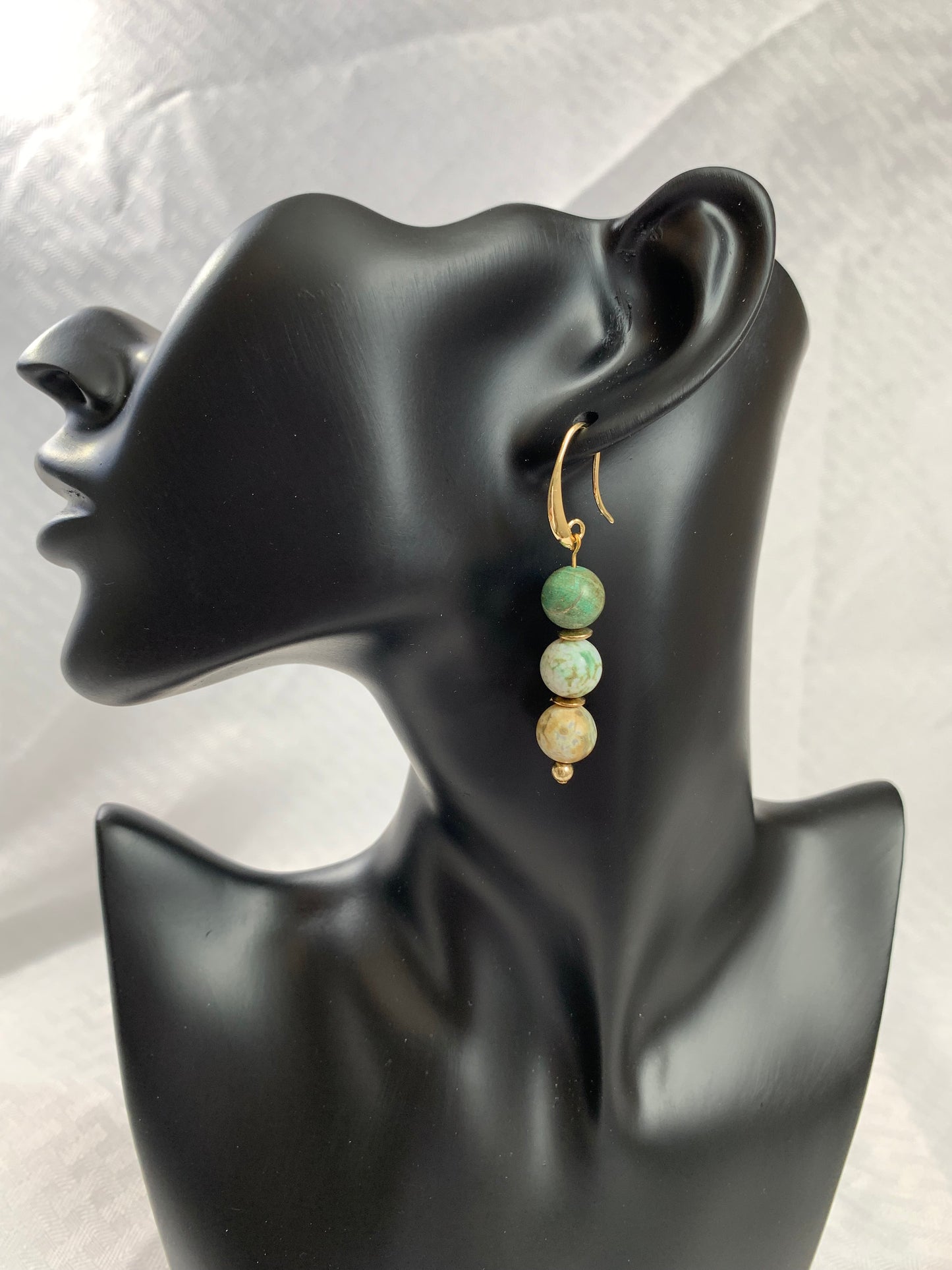Agate stone earrings