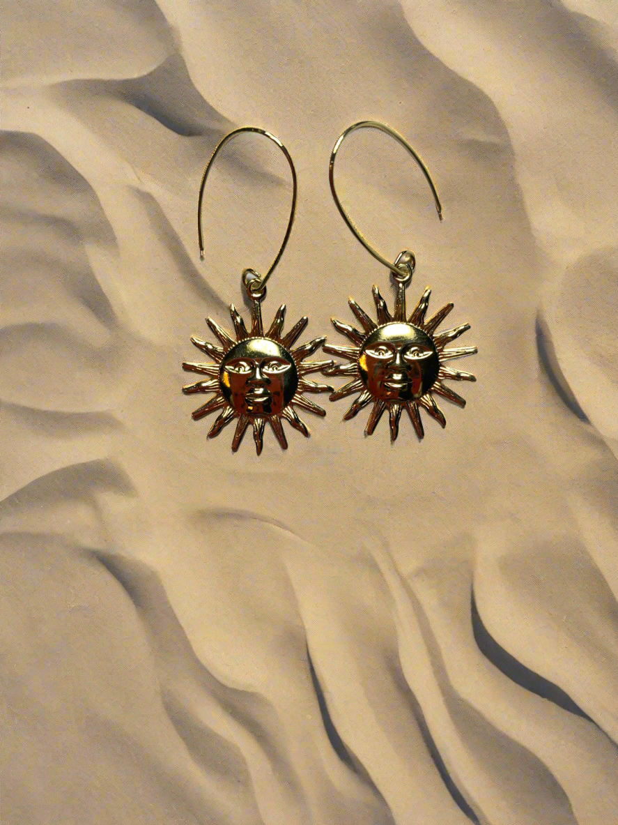 Sunburst earrings
