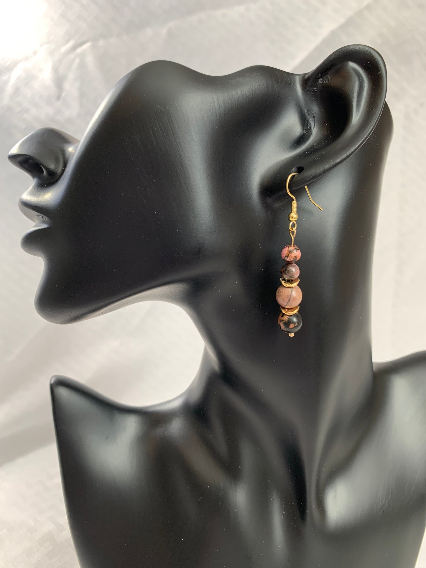 Agate stone earrings