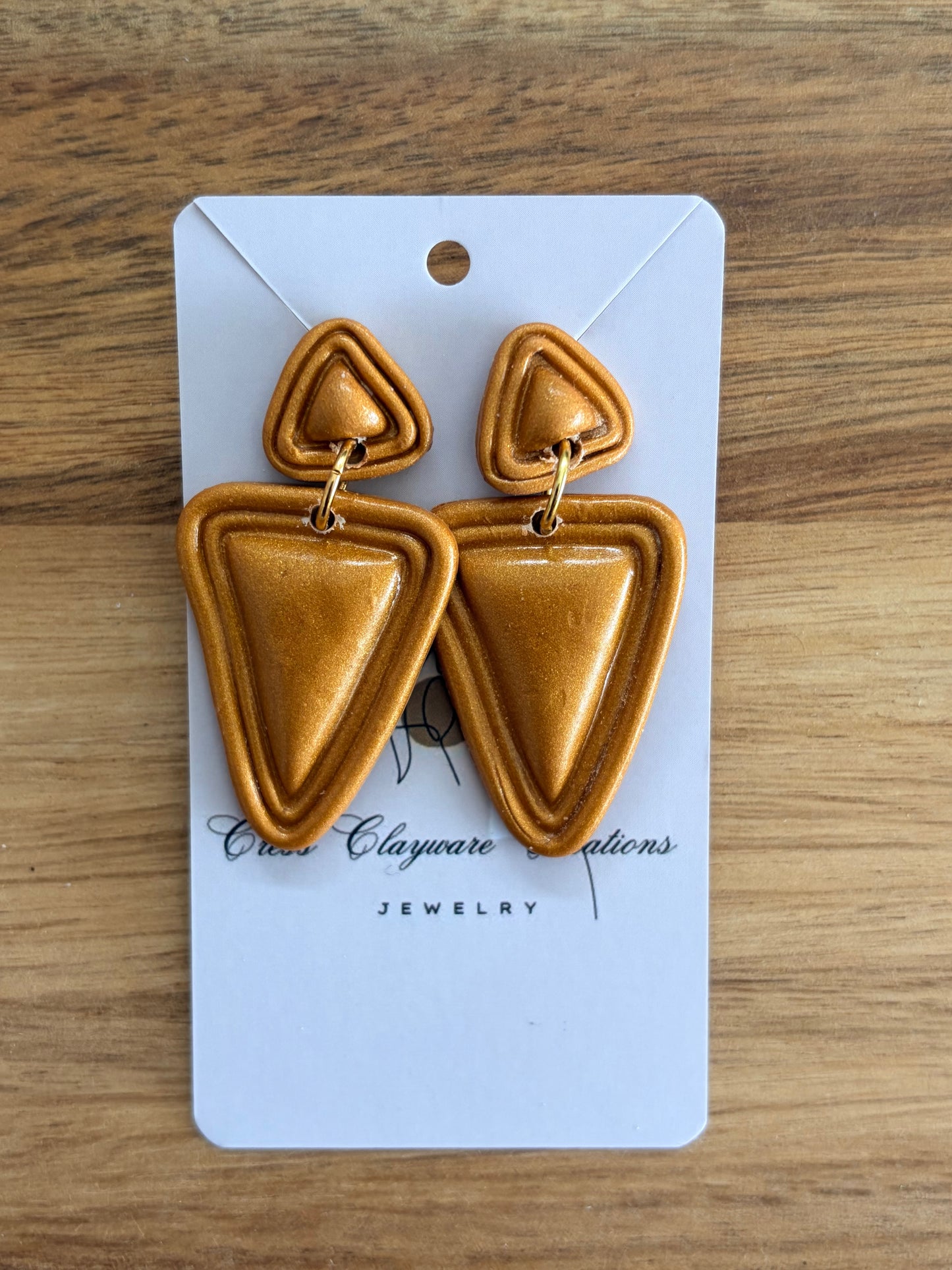 Golden Relic earrings