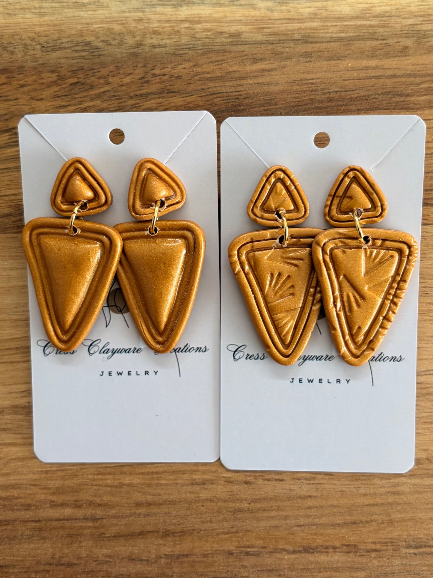 Golden Relic earrings
