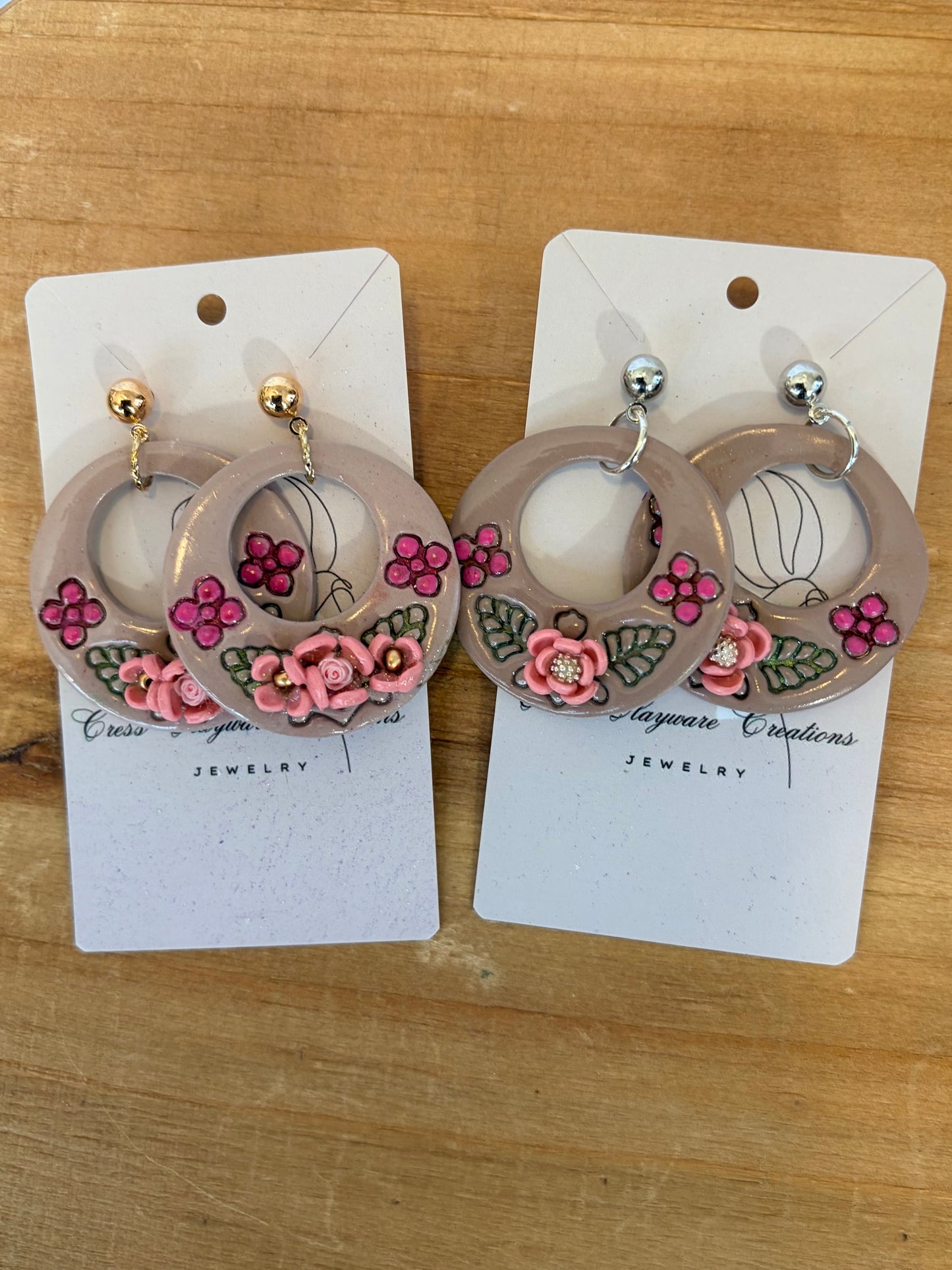 Rosy daydream hoops