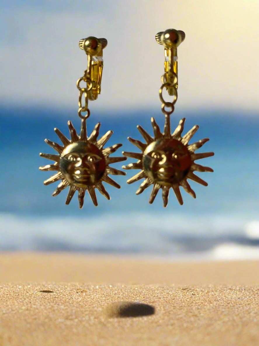 Sunburst earrings