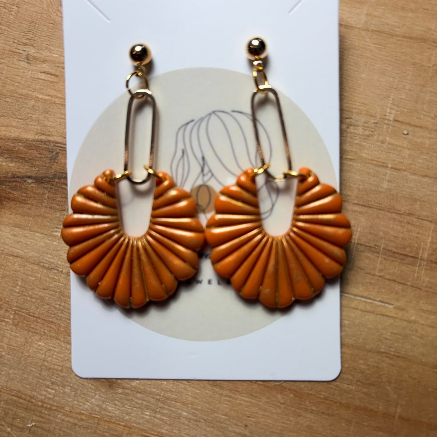 Harvest Fan earrings