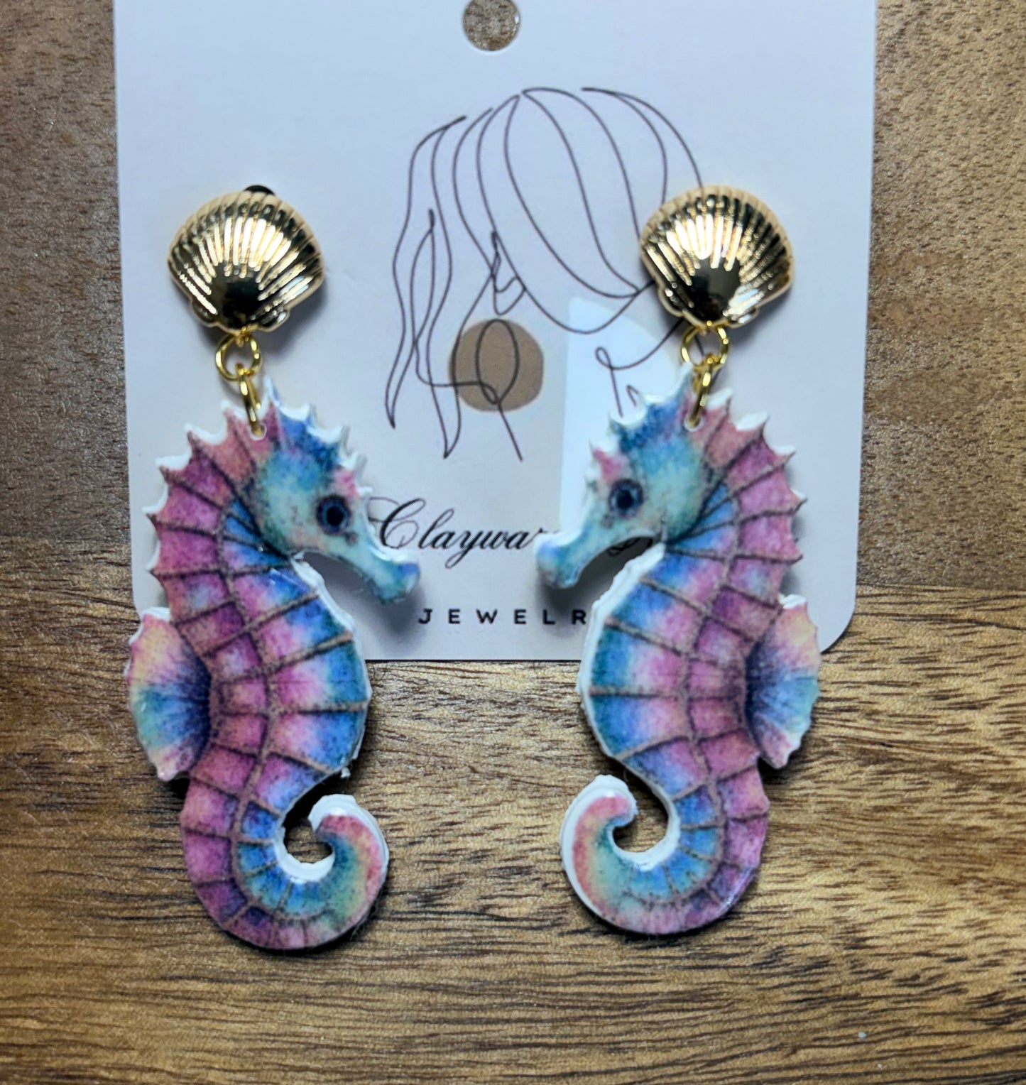 Seahorse earrings