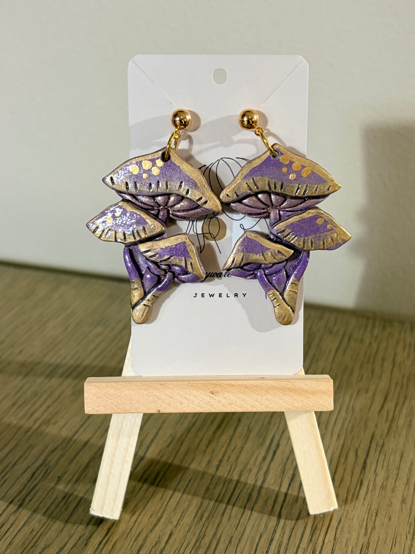 Magic Mushroom 3D earrings