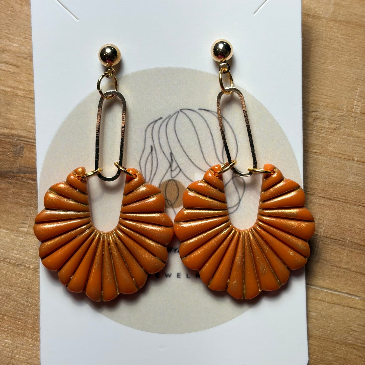 Harvest Fan earrings