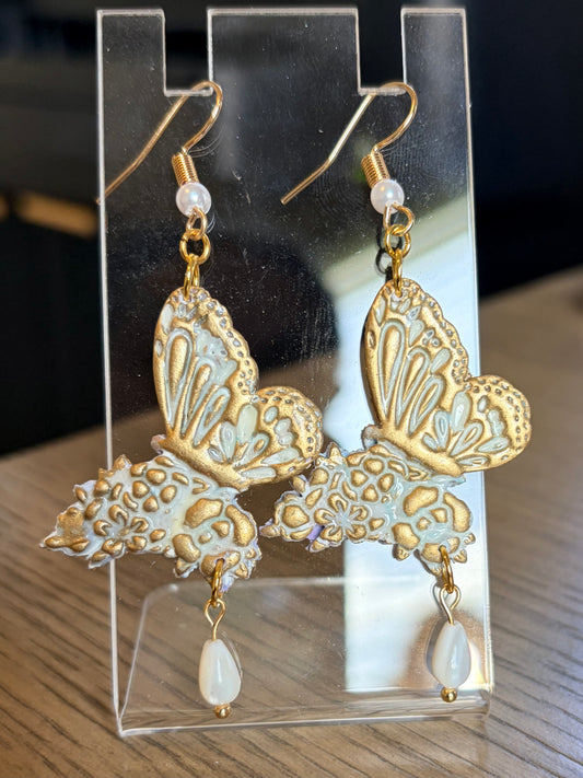Golden butterflies