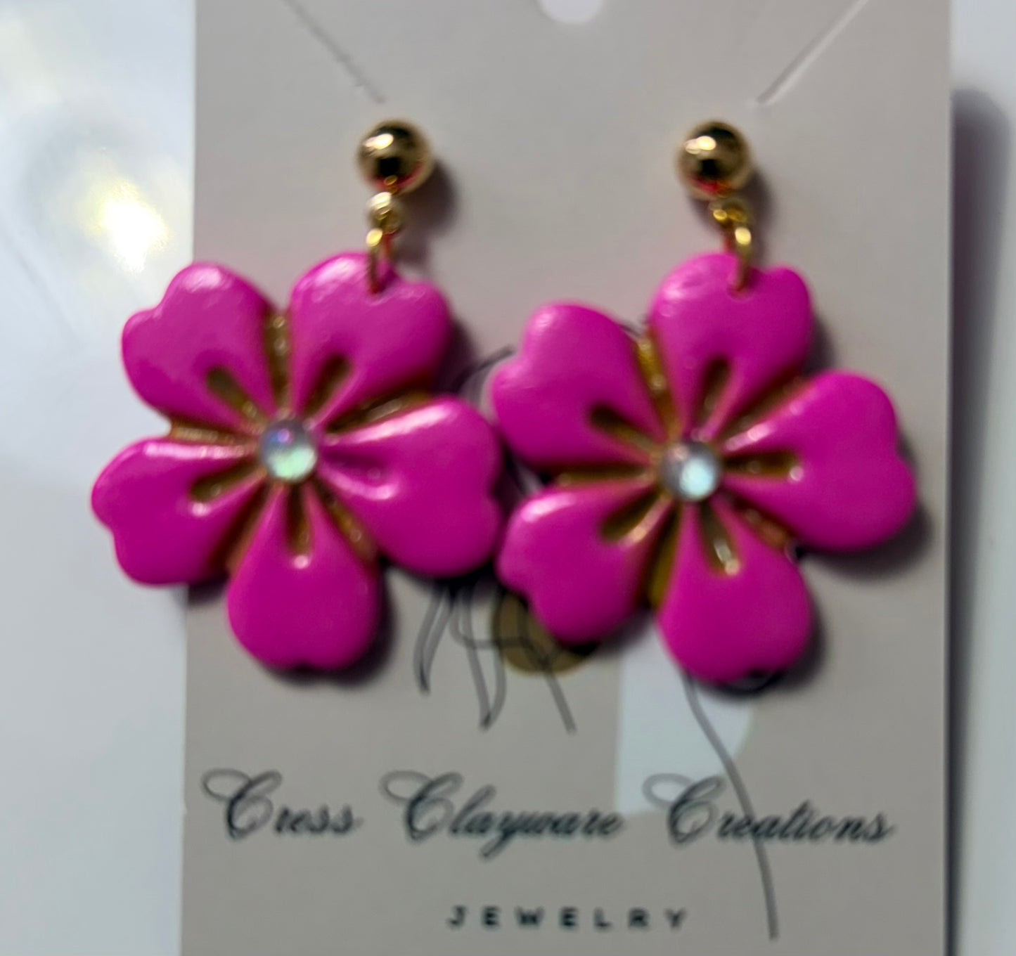 Sunbeam blossom drops earrings