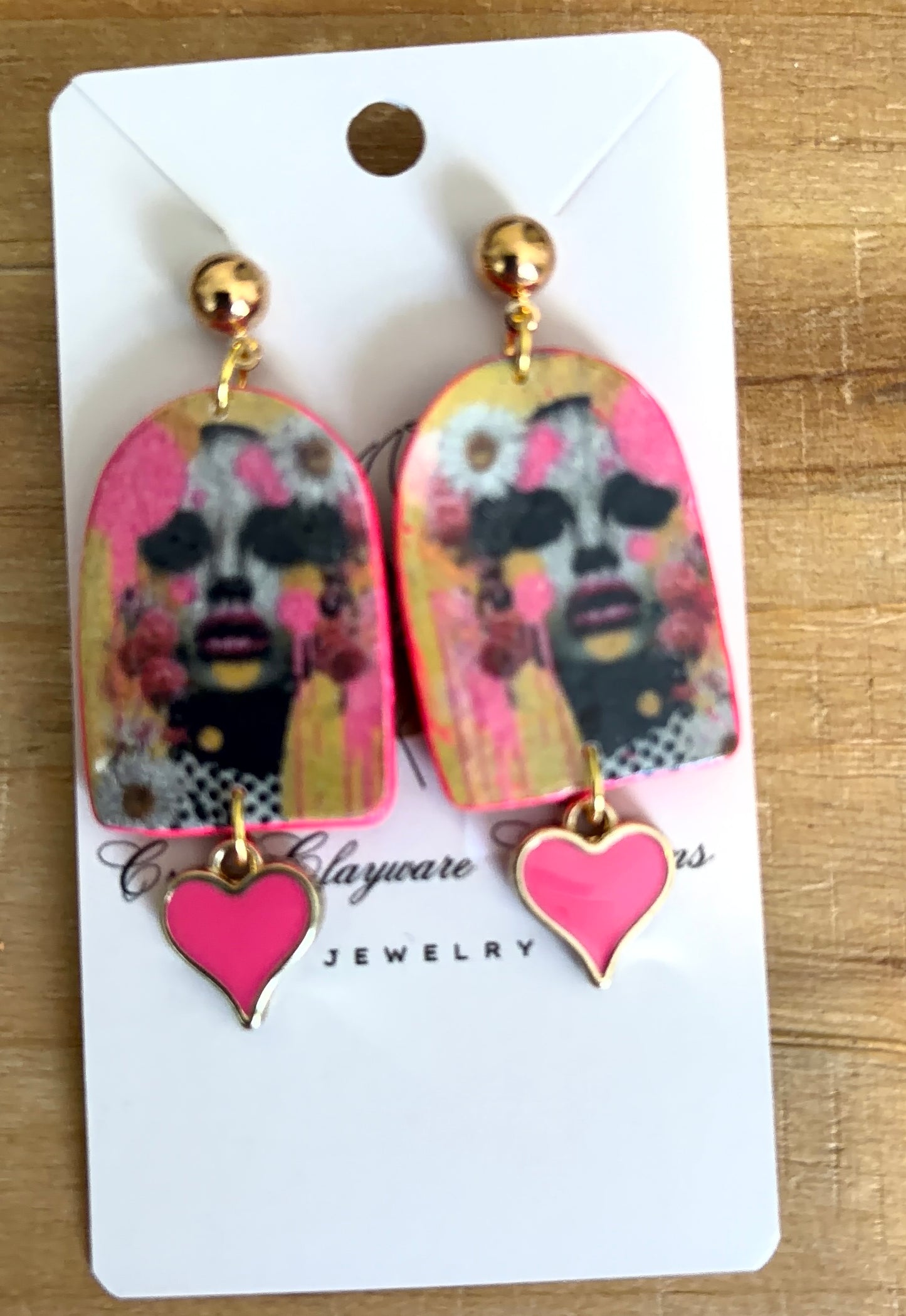 Neon girls earrings