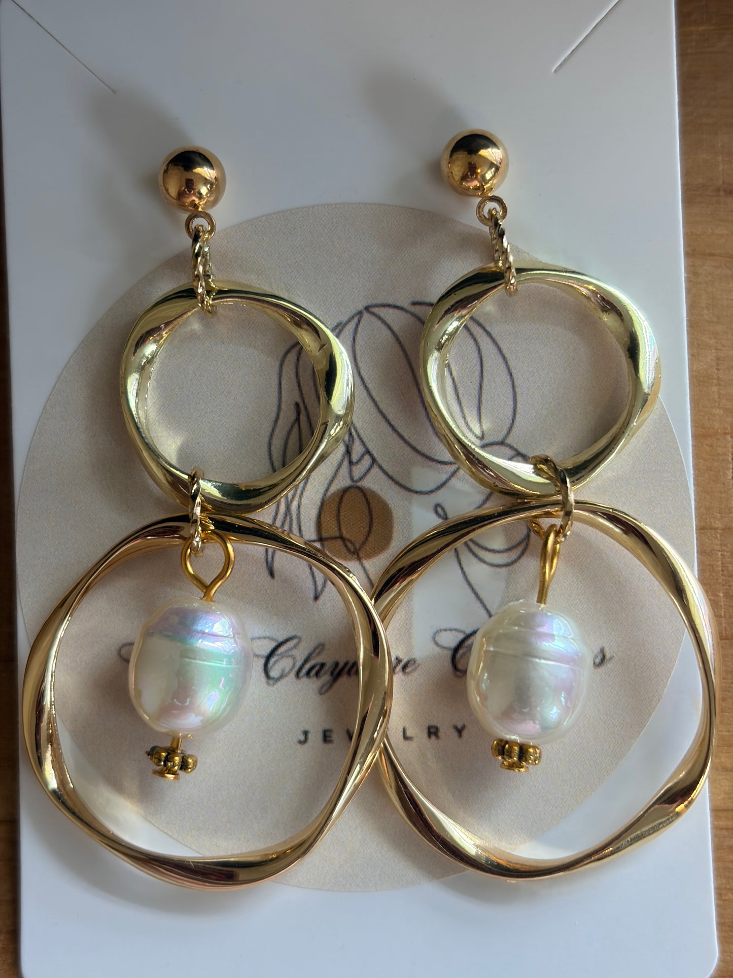 Pearl Eclipse earrings