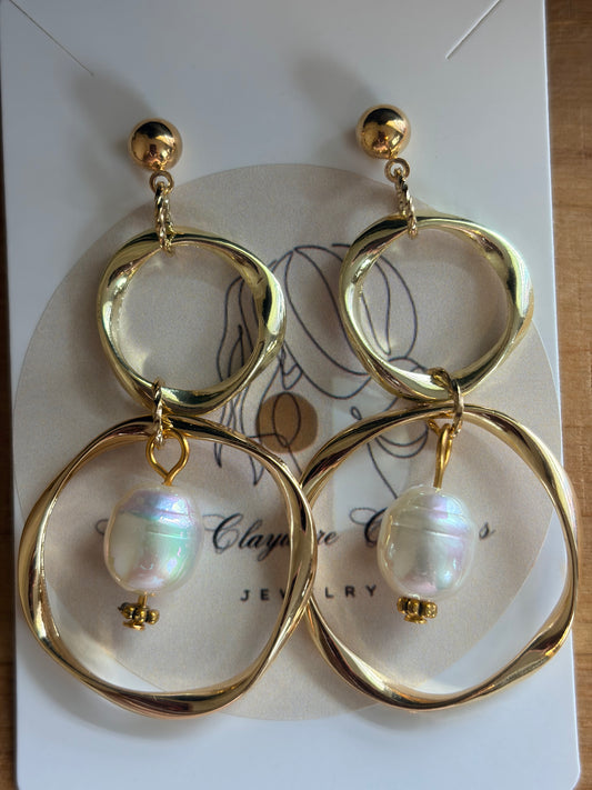 Pearl Eclipse earrings