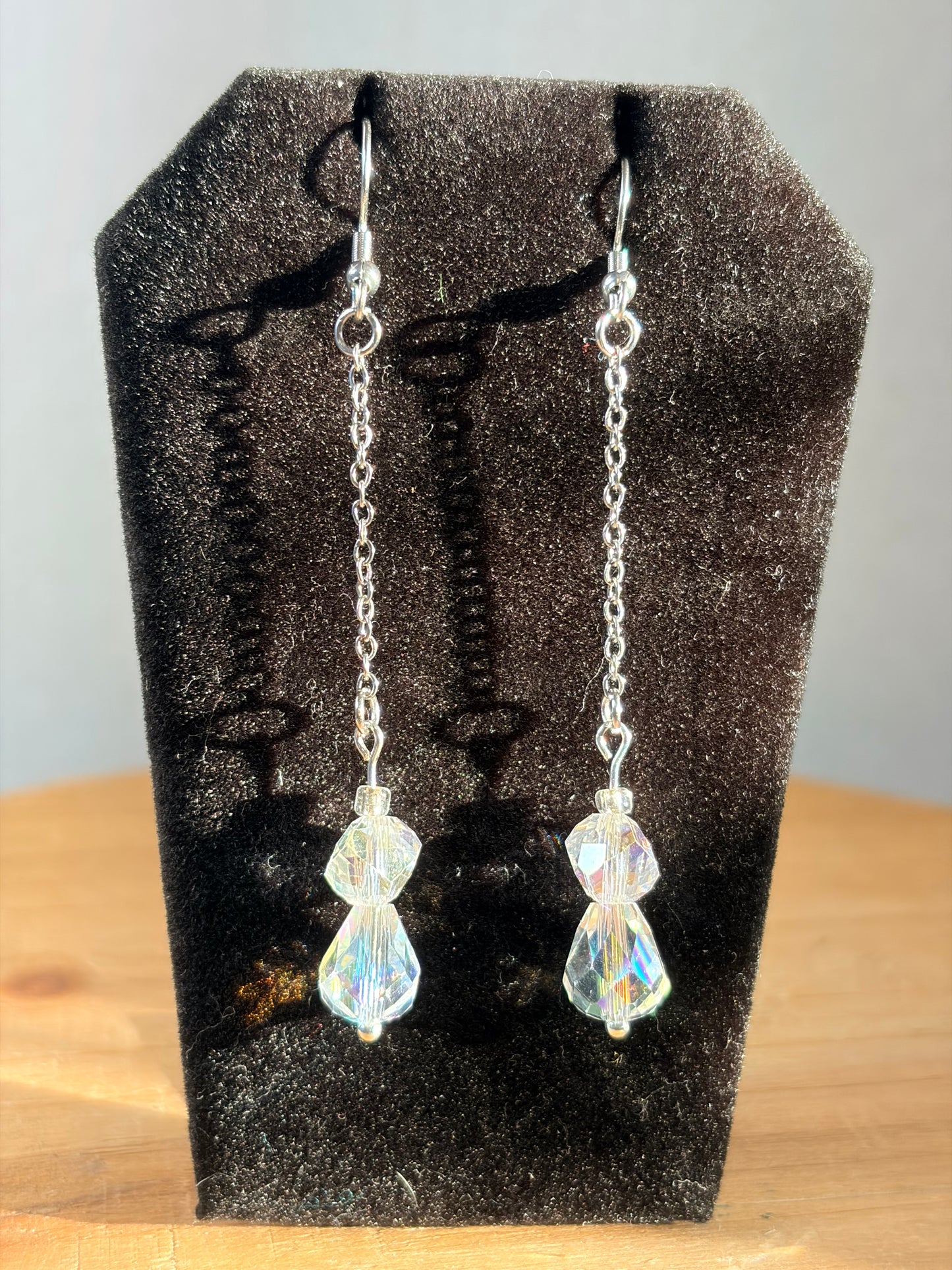 Cystal teardrop earrings