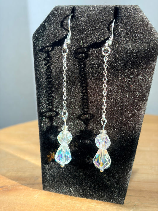 Cystal teardrop earrings