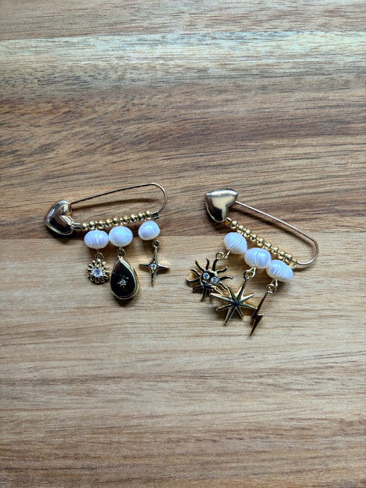 Pinned Heart Brooch