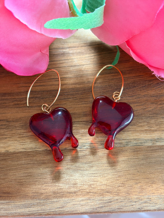 Bleeding Heart earrings