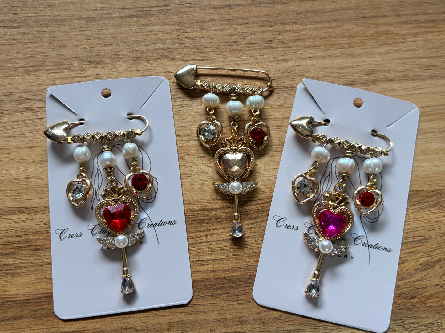 Wings of Love Brooch