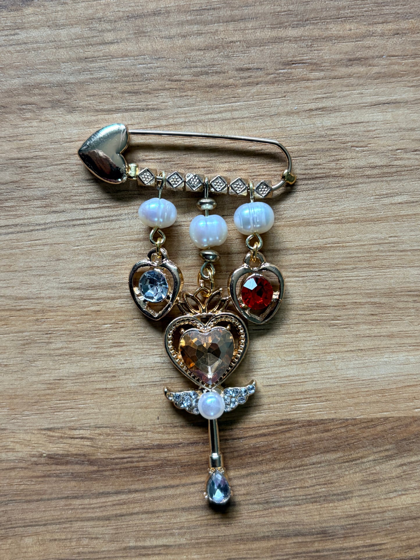 Wings of Love Brooch