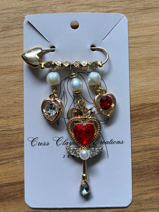 Wings of Love Brooch