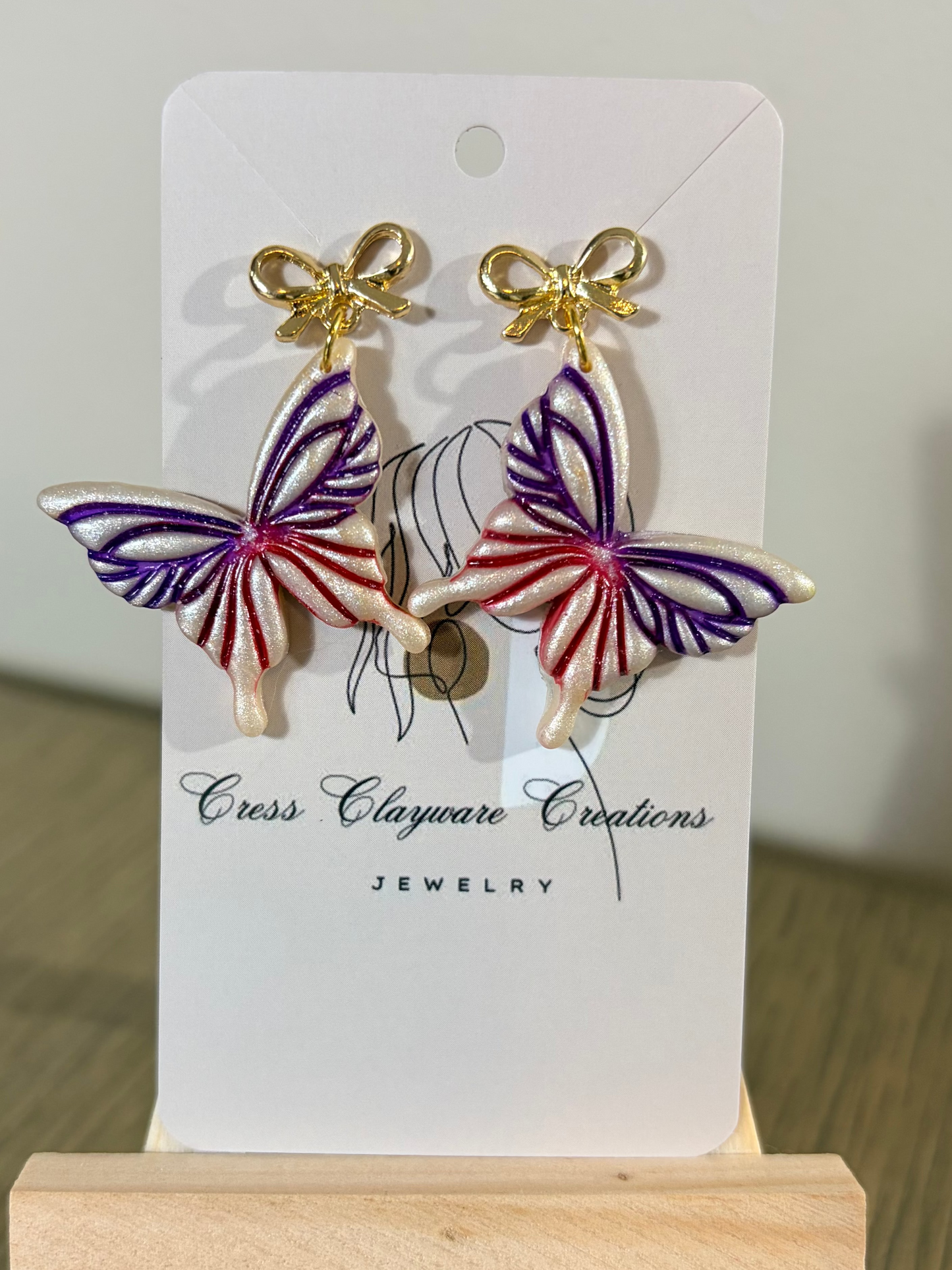 Spring Butterflies with bow