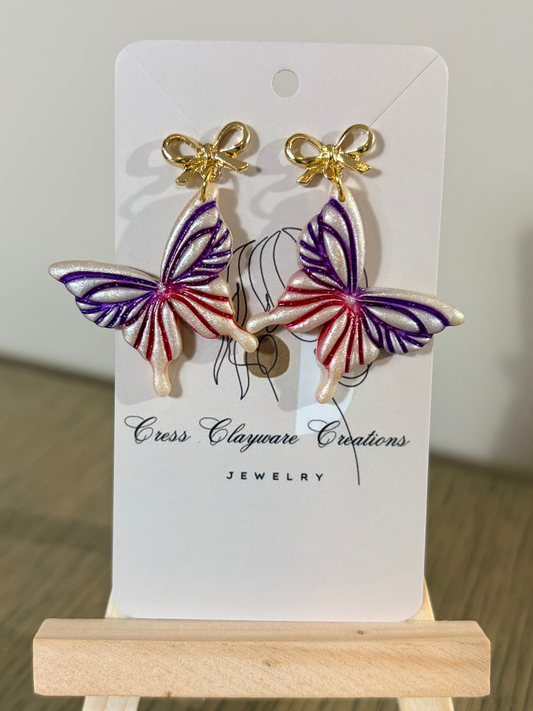 Spring Butterflies with bow