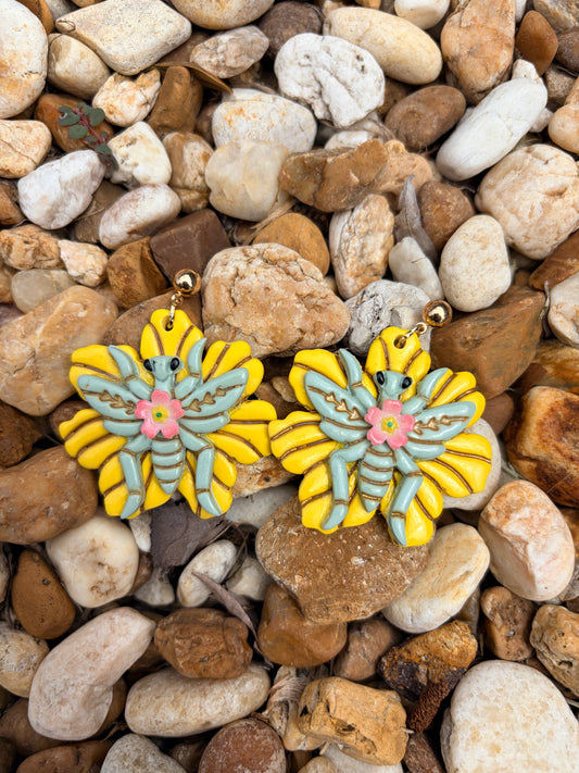 Bug blossoms earrings