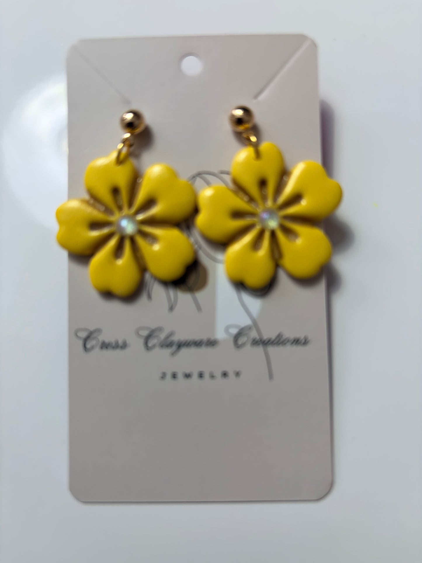 Sunbeam blossom drops earrings
