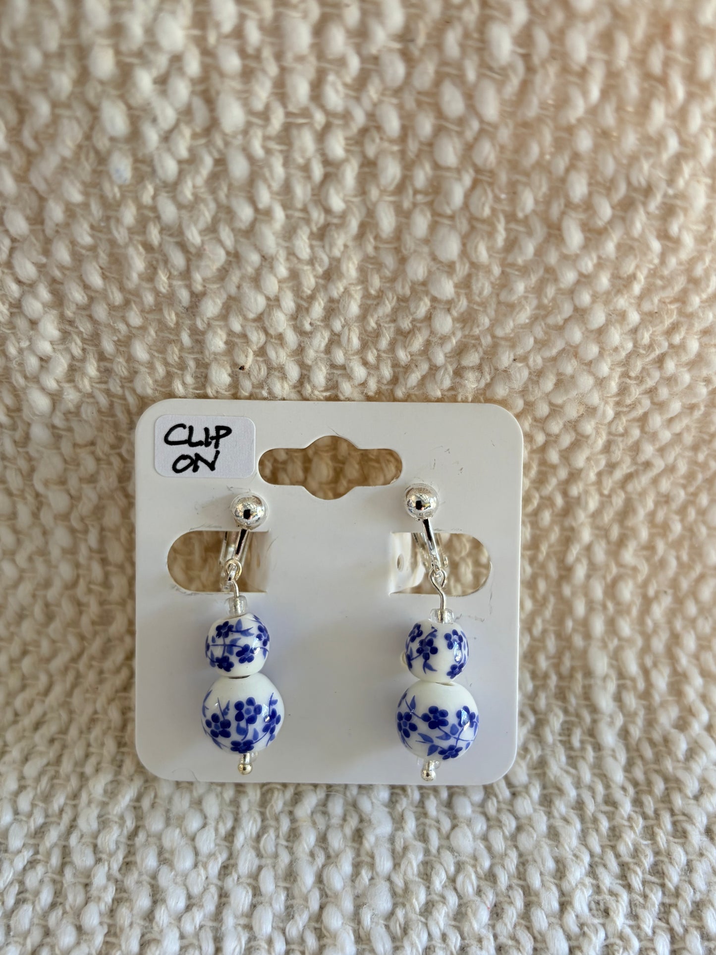 Clip on earrings