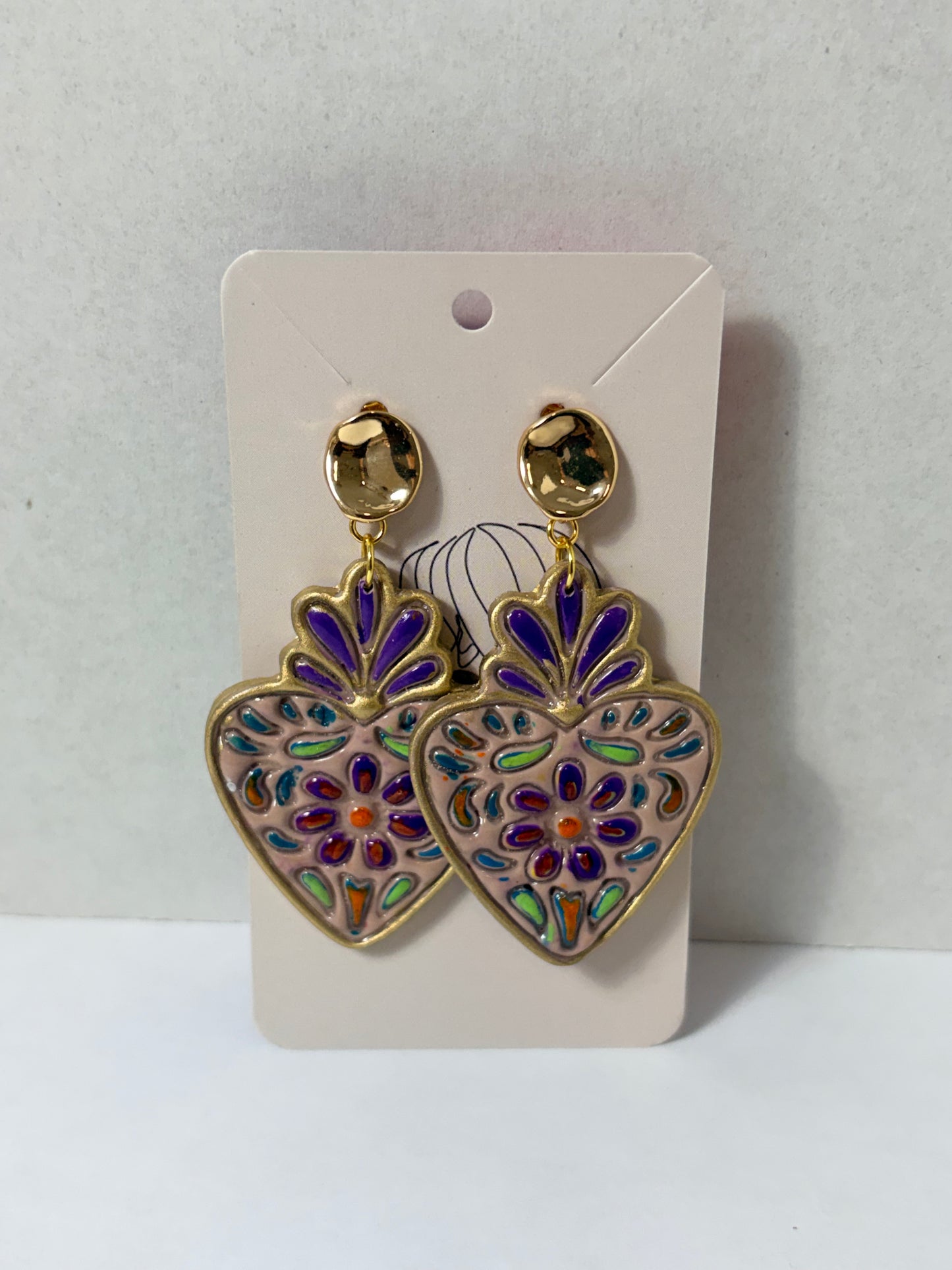 Corazón earrings